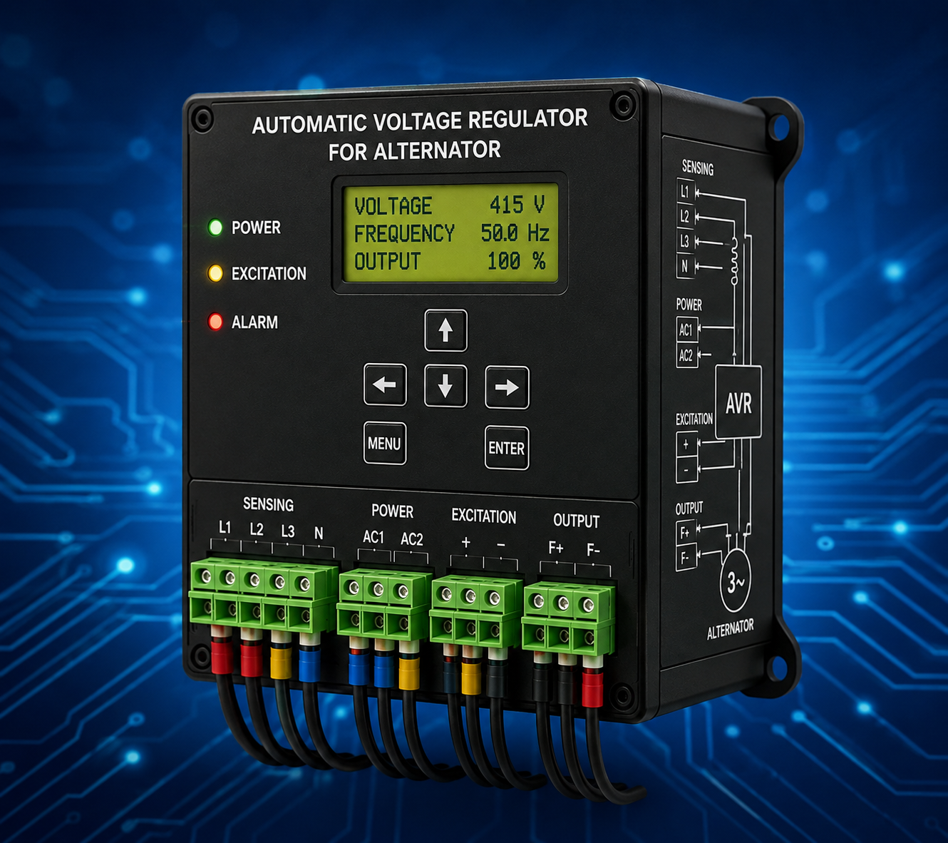 Automatic Voltage Regulator For Alternator