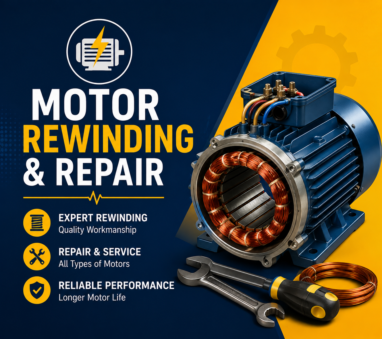 Motor Rewinding and Repair